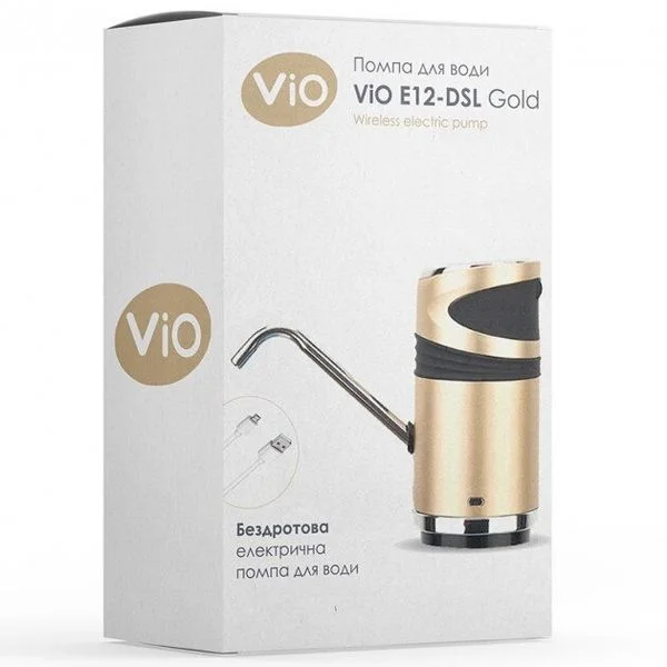ViO E12-DS gold, електропомпа для води з подвійним двигуном та захистом від дітей