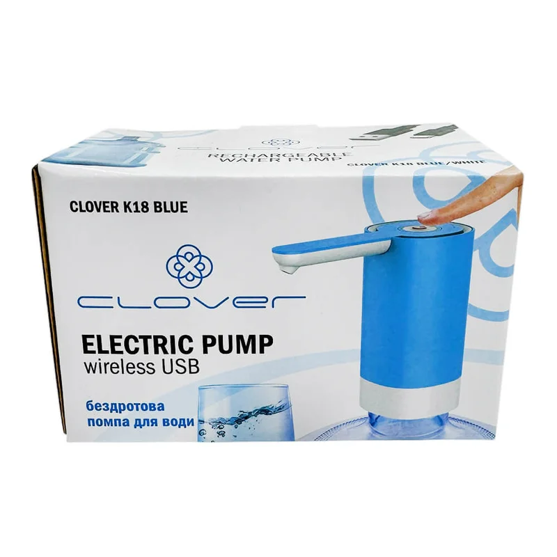 Помпа электрическая Clover K18 Blue на аккумуляторе